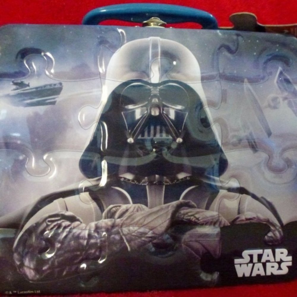 Star Wars Darth Vader Tin Lunch Box Plus a 48 Piece Puzzle NEW